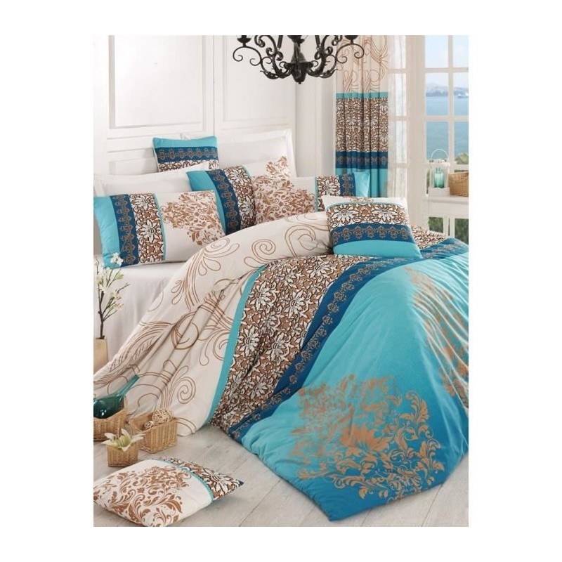 Parure de lit - 1 housse de couette 220 x 240 cm + 2 taies d'oreiller Parure de lit - 1 housse de couette 220 x 240 cm + 2 taies d'oreiller