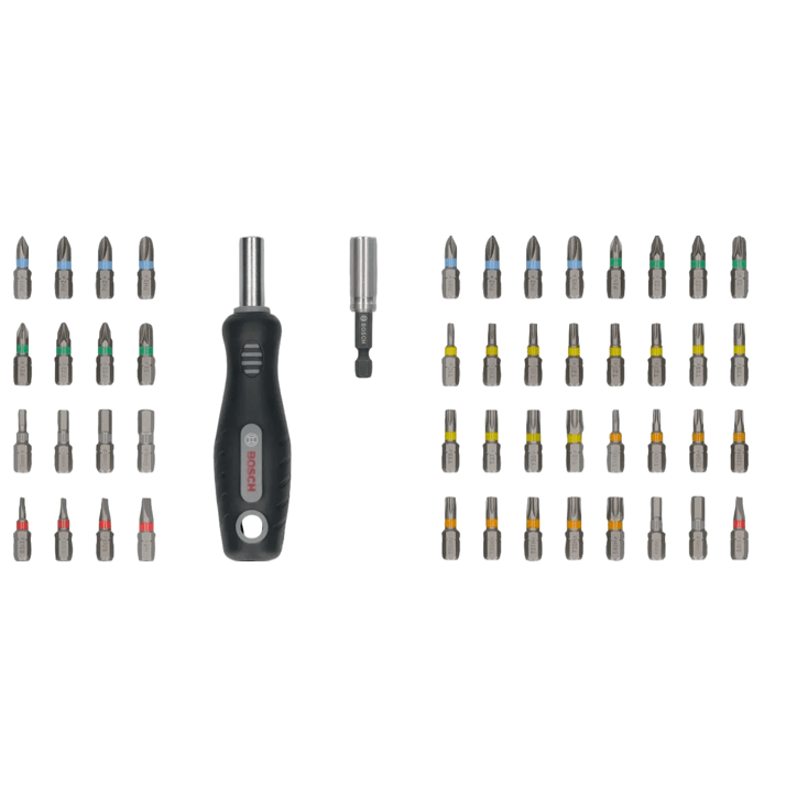 Coffret d'embouts de vissage BOSCH PROFESSIONAL - Extra Hard - 50 pcs - 25mm Coffret d'embouts de vissage BOSCH PROFESSIONAL - Extra Hard - 50 pcs - 25mm