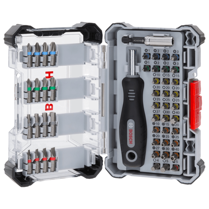 Coffret d'embouts de vissage BOSCH PROFESSIONAL - Extra Hard - Présentoir 6x50 pcs - 25mm