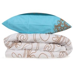 Parure de lit - 1 housse de couette 220 x 240 cm + 2 taies d'oreiller