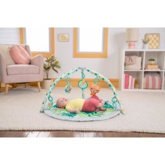 BRIGHT STARTS Tapis d'éveil bébé au sol évolutif pliable- Foret tr