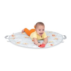 DISNEY BABY- WINNIE- Tapis d'éveil bébé au sol reversible évolutif pliable- arche en bois- jouets sensoriels et musicaux, mi