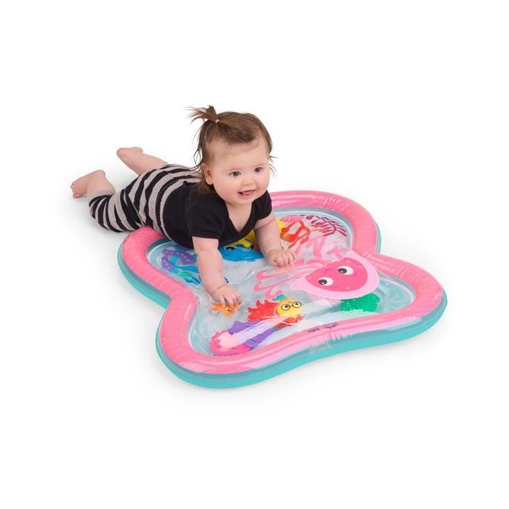 BABY EINSTEIN - JANET - Grand tapis d'eau pour bébé fille, jeu sensoriel et d'éveil?, gonflable, facile a nettoyer, pliable, BABY EINSTEIN - JANET - Grand tapis d'eau pour bébé fille, jeu sensoriel et d'éveil?, gonflable, facile a nettoyer, pliable,