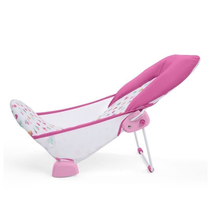 DISNEY BABY- MINNIE- Transat de bain pour bébé fille pliable rose