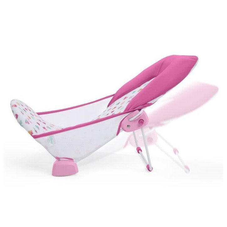 DISNEY BABY- MINNIE- Transat de bain pour bébé fille pliable rose