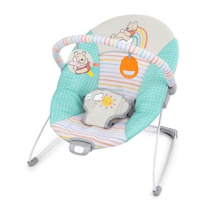 DISNEY BABY - WINNIE-Transat bébé évolutif Arche avec jouets d'éveil amovible - Évolutif de 0 a 6 mois, vibrations apaisant DISNEY BABY - WINNIE-Transat bébé évolutif Arche avec jouets d'éveil amovible - Évolutif de 0 a 6 mois, vibrations apaisant