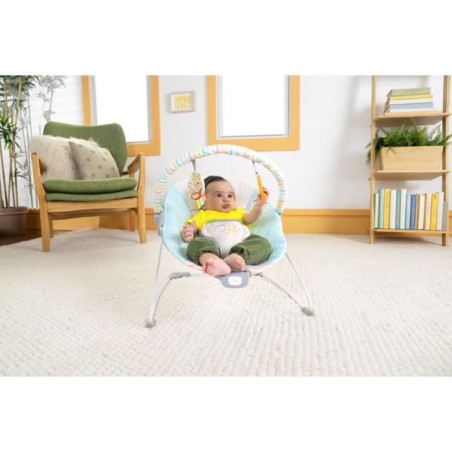 DISNEY BABY - WINNIE-Transat bébé évolutif Arche avec jouets d'éveil amovible - Évolutif de 0 a 6 mois, vibrations apaisant