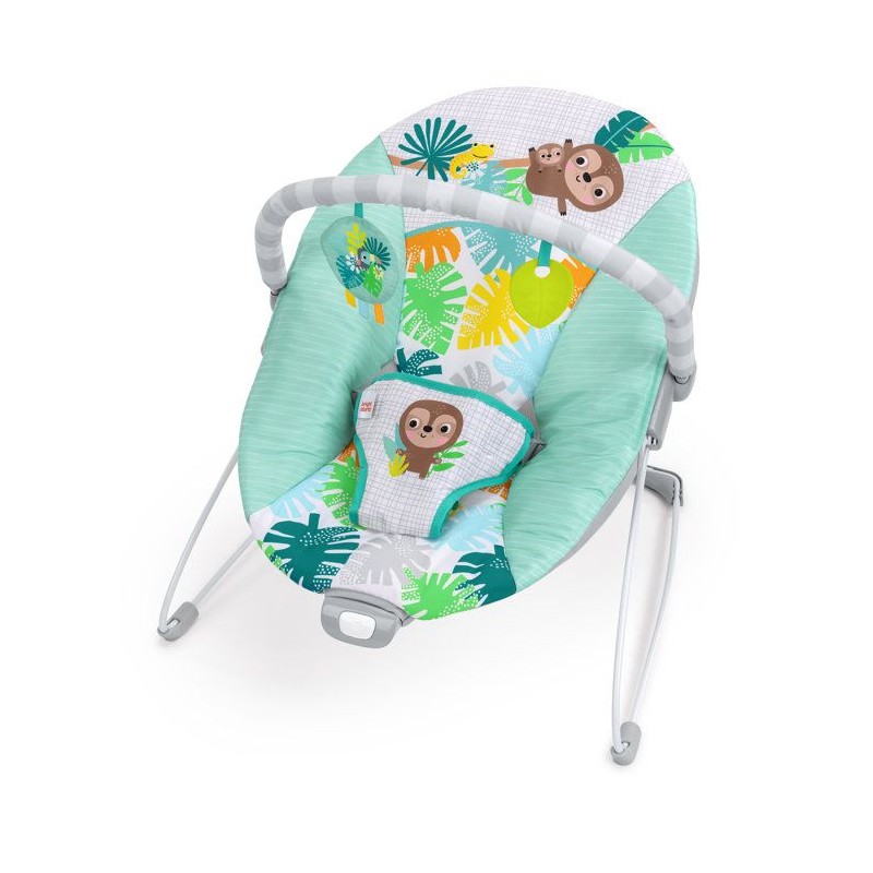 BRIGHT STARTS Transat bébé vibrant Wild Wonders- Arche avec jouets d