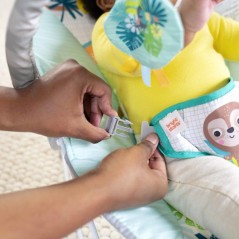 BRIGHT STARTS Transat bébé vibrant Wild Wonders- Arche avec jouets d