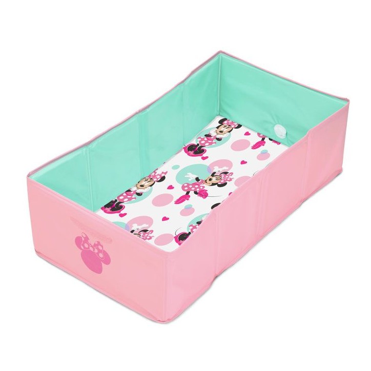 DISNEY BABY- MINNIE, Baignoire bébé pliable - Nomade - Doublure imperméable - Facile a nettoyer- Bouche d'évacuation facile DISNEY BABY- MINNIE, Baignoire bébé pliable - Nomade - Doublure imperméable - Facile a nettoyer- Bouche d'évacuation facile