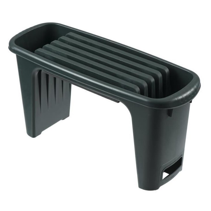 Tabouret de jardinage 2-en-1 Nature - NATURE - Vert - HDPE - Coussin pour genoux Tabouret de jardinage 2-en-1 Nature - NATURE - Vert - HDPE - Coussin pour genoux