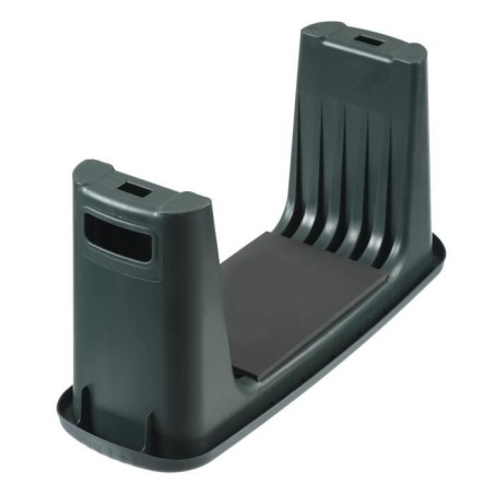 Tabouret de jardinage 2-en-1 Nature - NATURE - Vert - HDPE - Coussin pour genoux