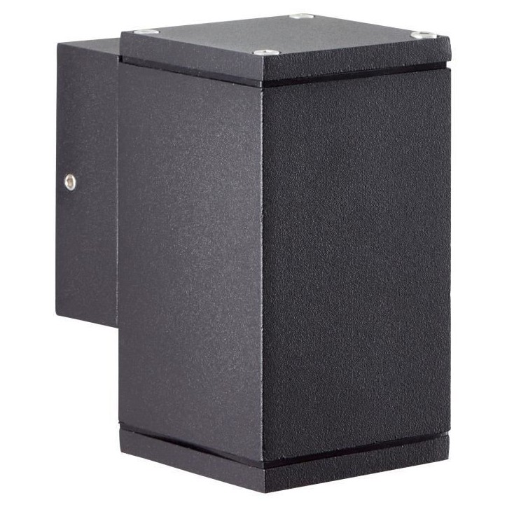 Applique murale extérieure - BRILLIANT - HALLY - Métal et verre - Anthracite - GU10 LED - 1 x 10 W IP44