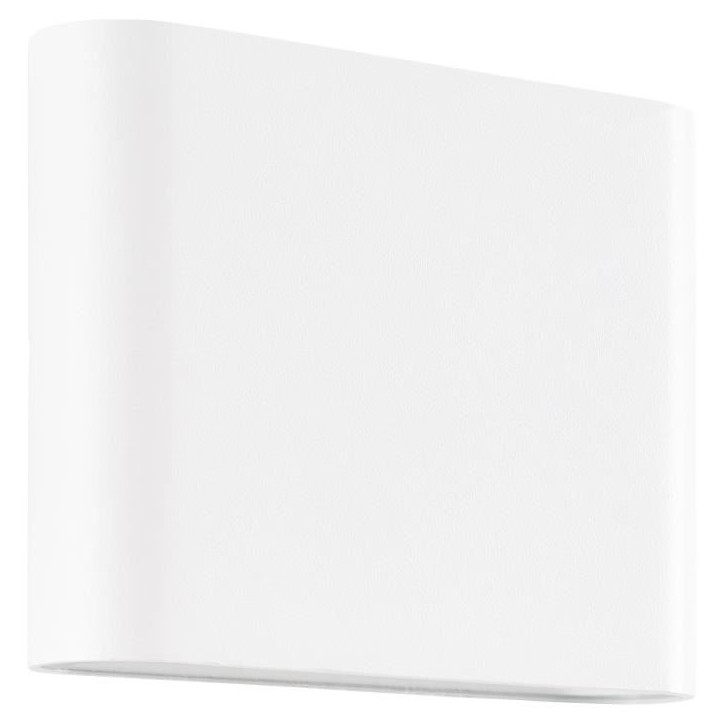 Applique murale extérieure - BRILLIANT - WELBIE - Métal et verre - Blanc - LED intégrée 7 W