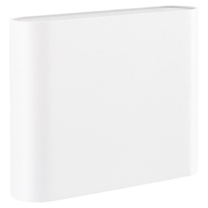 Applique murale extérieure - BRILLIANT - WELBIE - Métal et verre - Blanc - LED intégrée 7 W
