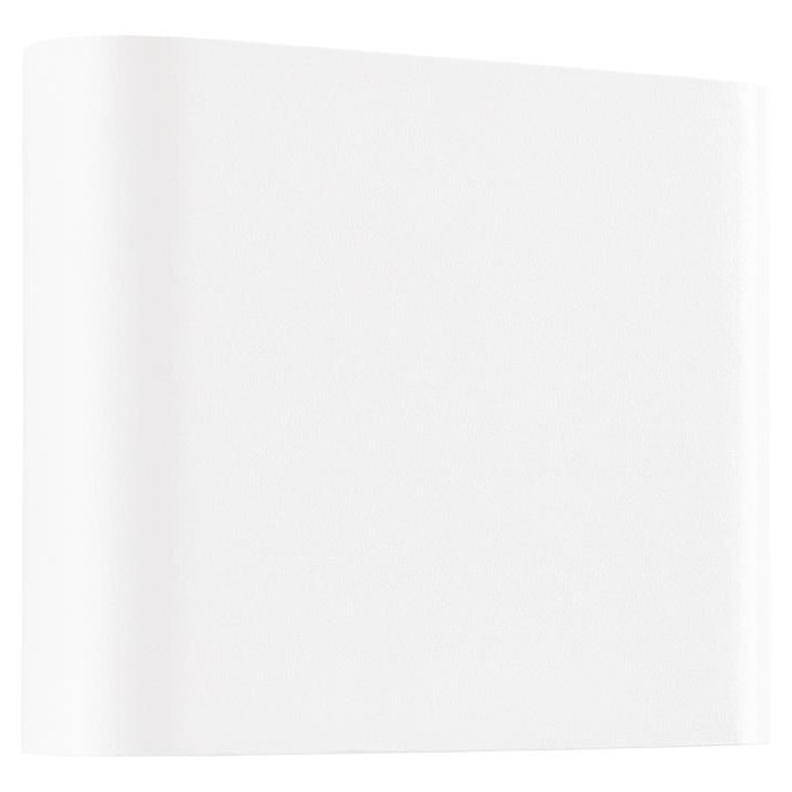 Applique murale extérieure - BRILLIANT - WELBIE - Métal et verre - Blanc - LED intégrée 7 W