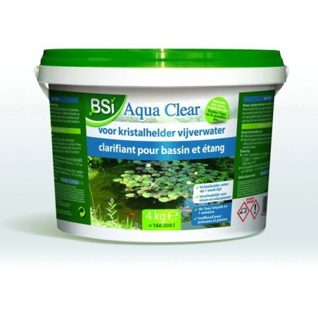 Clarifiant bassin - BSI - Aqua Clear 4 kg - Eau verte et trouble - Tra
