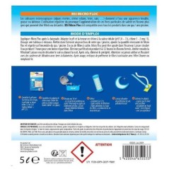 Floculant piscine - BSI - Micro Floc 5 L - Puissant - Clarifiant eau - Optimise filtration