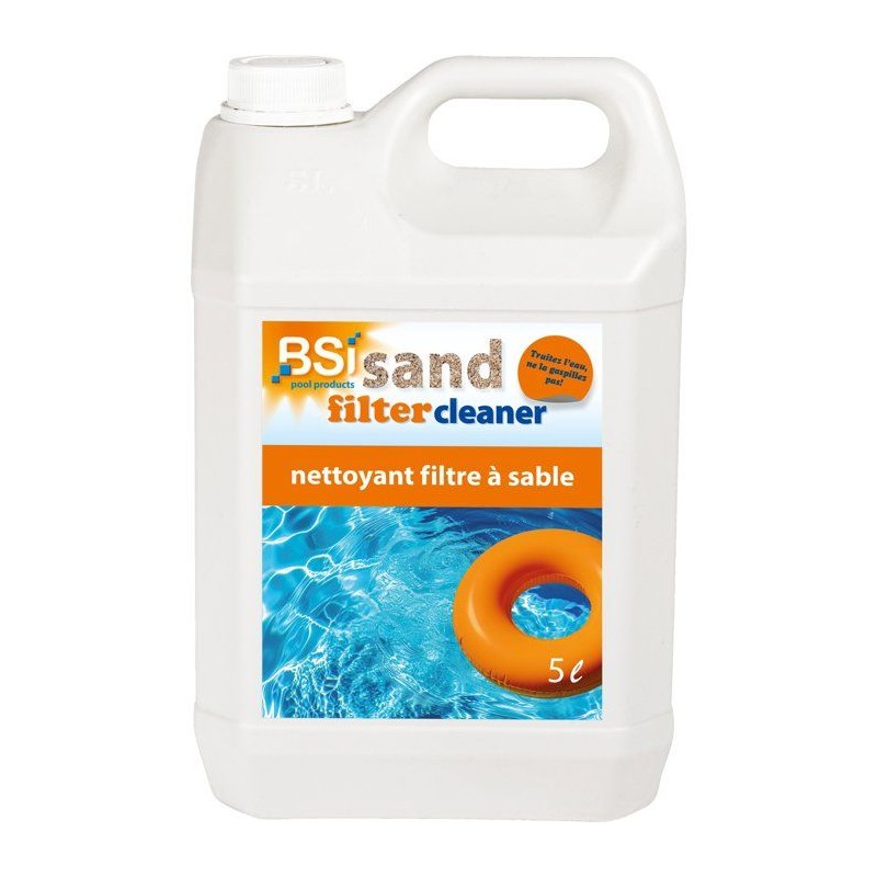 Nettoyant filtre piscine - BSI - Sand Filter Cleaner 5 L - Filtre a sa