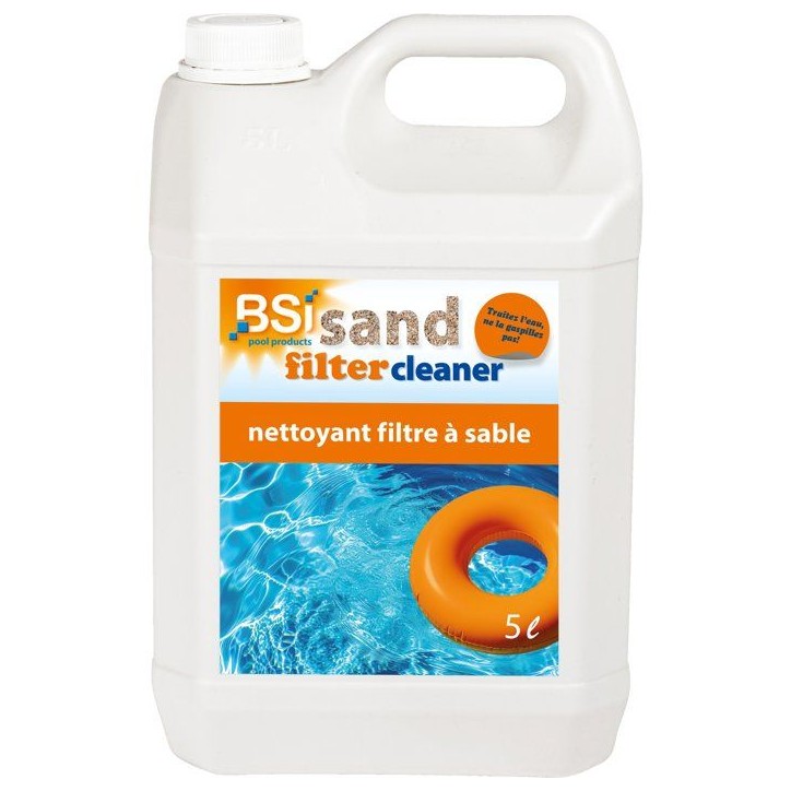 Nettoyant filtre piscine - BSI - Sand Filter Cleaner 5 L - Filtre a sable - Nettoyage filtration - Entretien piscine