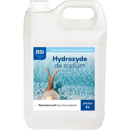 Correcteur pH piscine - BSI - pH Plus Liquide 5 L - Dosage automatique