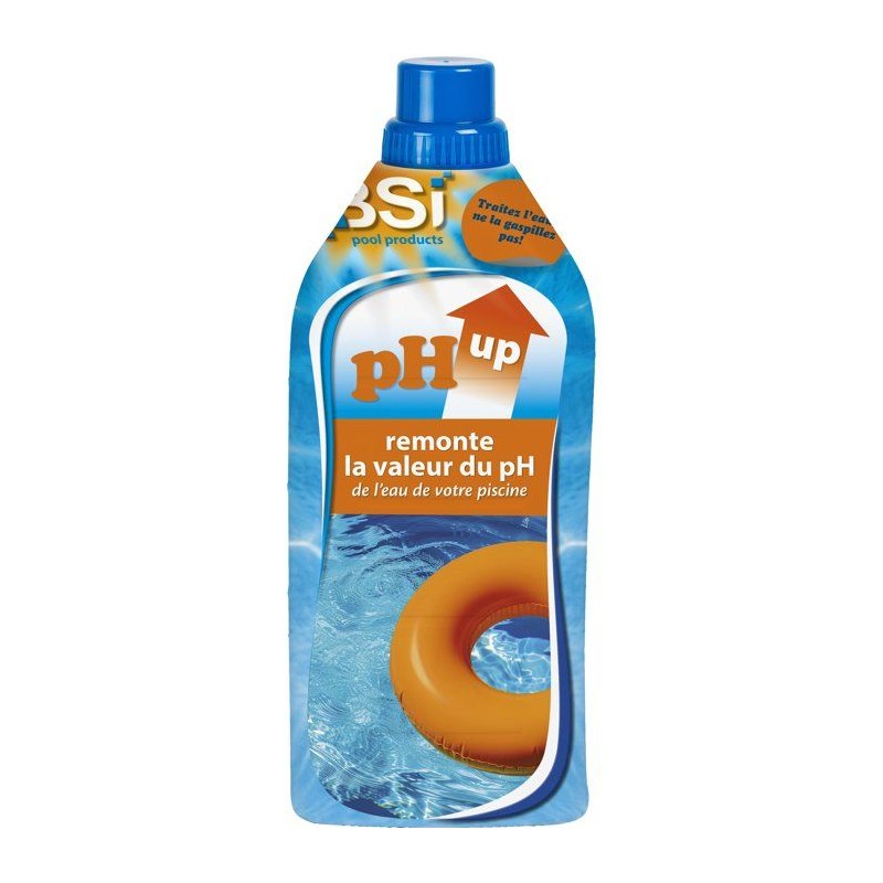 Correcteur pH piscine - BSI - pH Plus Poudre 1 kg - Augmente pH - Équ