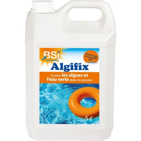 Anti-algues piscine - BSI - Algifix 5 L - Liquide - Eau claire - Prév