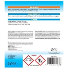 Anti-algues piscine - BSI - Algifix 5 L - Liquide - Eau claire - Prév