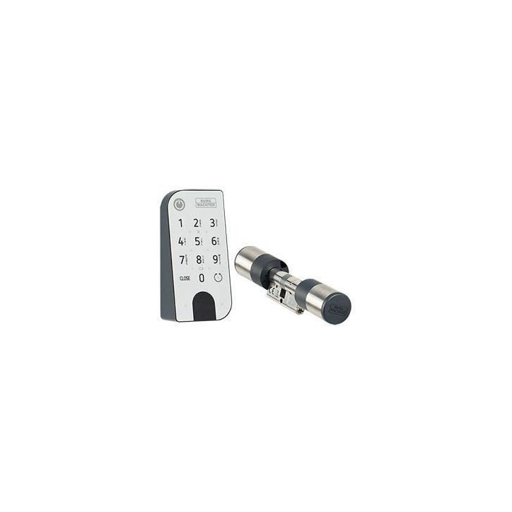 Cylindre électronique BURG-WÄCHTER secuENTRY easy 7601 avec clavier rétroéclairé IP53