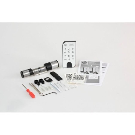 Cylindre électronique BURG-WÄCHTER secuENTRY easy 7601 avec clavier rétroéclairé IP53