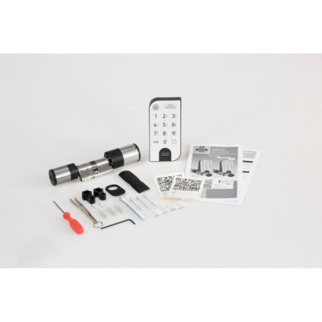 Cylindre éléctronique BURG-WÄCHTER secuENTRY easy 7602 avec clavier secuENTRY Fingerprint
