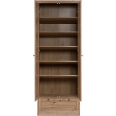 Armoire - Landwood - Décor chene artisan - 2 Portes - 1 Tiroir - L80