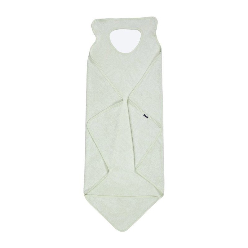 Drap de bain XXL Parent / Bébé - CANDIDE - 100x100 cm - Vert d'eau