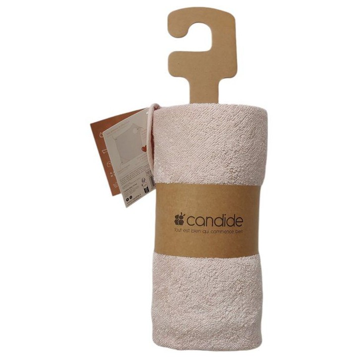 Drap de bain XXL Parent / Bébé - CANDIDE - 100x100 cm - Rose Drap de bain XXL Parent / Bébé - CANDIDE - 100x100 cm - Rose