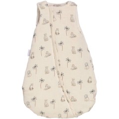 Mini douillette - CANDIDE - 55 cm - 0/3 mois - Blanc imprimé lange ti