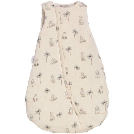 Mini douillette - CANDIDE - 55 cm - 0/3 mois - Blanc imprimé lange ti