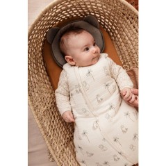 Mini douillette - CANDIDE - 55 cm - 0/3 mois - Blanc imprimé lange ti