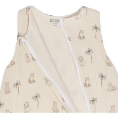 Douillette été - CANDIDE - 90 cm - 9/24 mois - Blanc imprimé lange