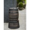 Récupérateur d'eau - NATURE - Barrique - 50 litres - PE rotomoulé -