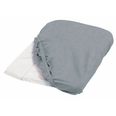 Housse de matelas a langer - CANDIDE - Eponge - 50 x 75 cm - Gris