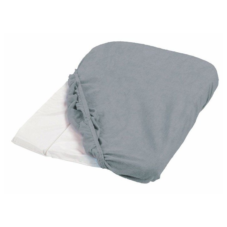Housse de matelas a langer - CANDIDE - Eponge - 50 x 75 cm - Gris Housse de matelas a langer - CANDIDE - Eponge - 50 x 75 cm - Gris