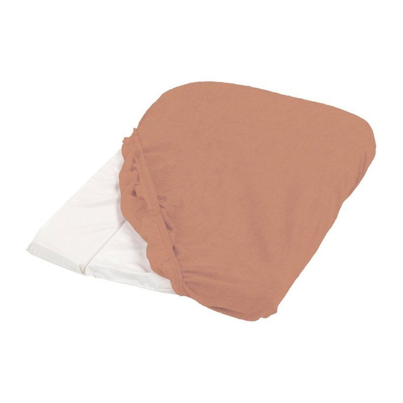 Housse de matelas a langer - CANDIDE - Eponge - 50 x 75 cm - Cassonade