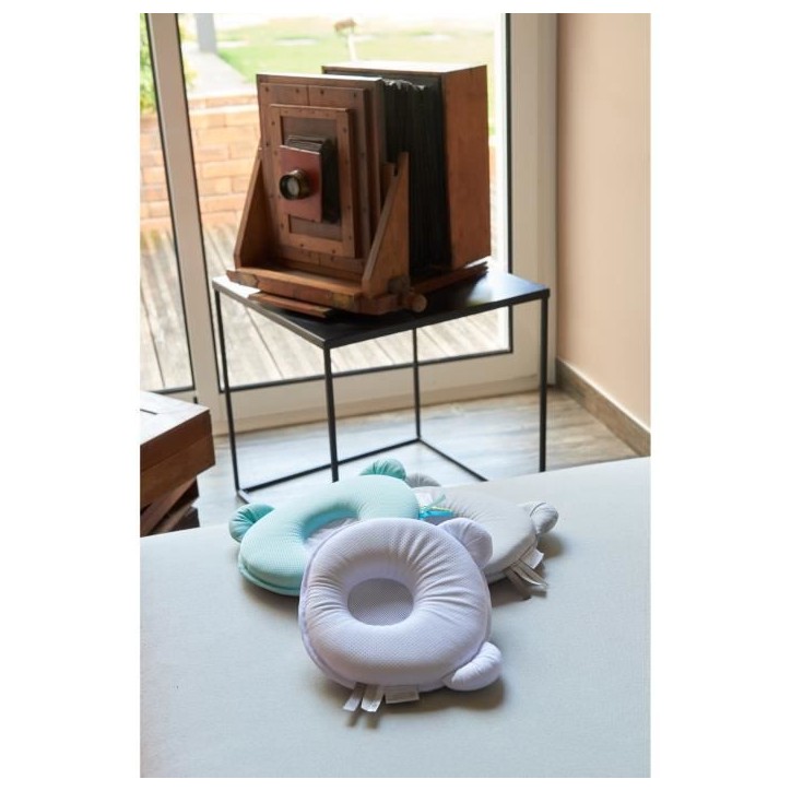 Cale-tete - CANDIDE - P'tit Panda- Confort ergonomique - Textile doux - Gris foncé