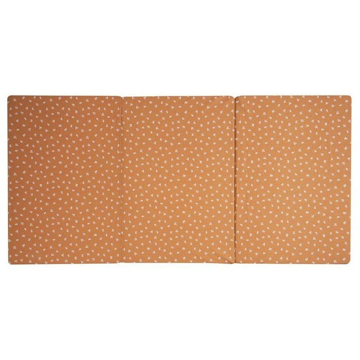 Matelas de voyage - 120 x 60 cm - Ep. 4 cm - Pliant - Camel - CANDIDE