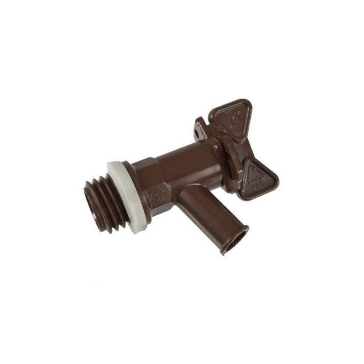 Récupérateur d'eau - NATURE - Baril d'eau de pluie avec aspect de bois - Capacité 120L - Marron - 50,5x66 cm Récupérateur d'eau - NATURE - Baril d'eau de pluie avec aspect de bois - Capacité 120L - Marron - 50,5x66 cm