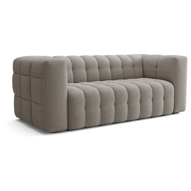 Canapé fixe - 3 places - CHESTER - Tissu Beige - 212 x 105 x 76 cm Canapé fixe - 3 places - CHESTER - Tissu Beige - 212 x 105 x 76 cm