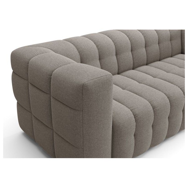 Canapé fixe - 3 places - CHESTER - Tissu Beige - 212 x 105 x 76 cm Canapé fixe - 3 places - CHESTER - Tissu Beige - 212 x 105 x 76 cm