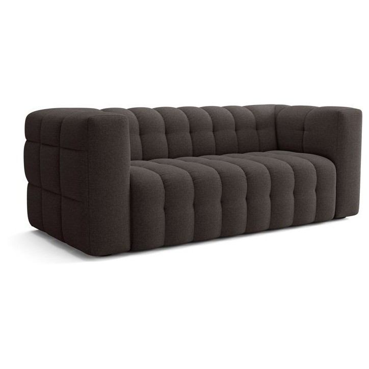 Canapé fixe - 3 places - CHESTER - Tissu Gris anthracite - 212 x 105 x 76 cm Canapé fixe - 3 places - CHESTER - Tissu Gris anthracite - 212 x 105 x 76 cm