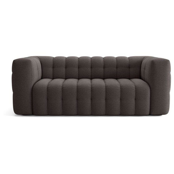 Canapé fixe - 3 places - CHESTER - Tissu Gris anthracite - 212 x 105 x 76 cm Canapé fixe - 3 places - CHESTER - Tissu Gris anthracite - 212 x 105 x 76 cm