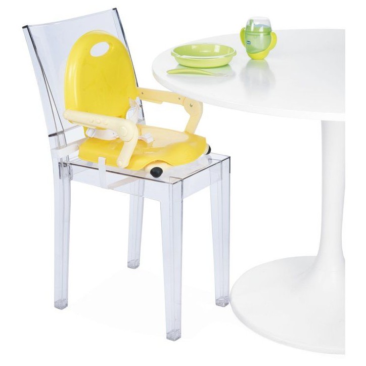Rehausseur de chaise - CHICCO - Pocket Snack - Compact - Transportable - Saffron